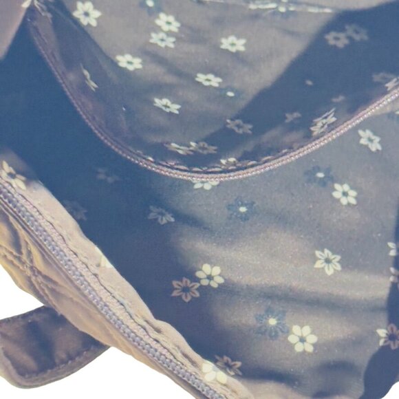 VERA BRADLEY Quilted Crossbody Bag With Adjustable Strap & Multi Pockets Brown - Picture 13 of 14